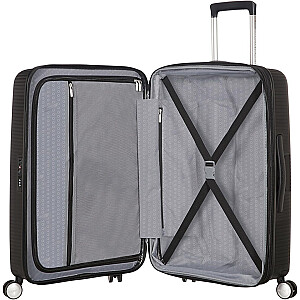 Mała kabinowa walizka American Tourister Soundbox EXP - bass black