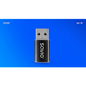 Адаптер USB-C 3.1 (F) - USB-A 3.1 (M) AK-81