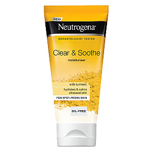 NEUTROGENA Clear & Soothe veido kremas su ciberžole 75ml