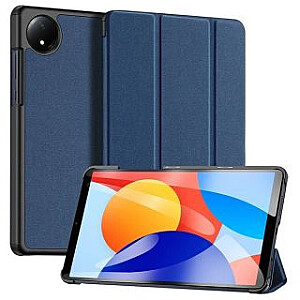 Dux Ducis Xiaomi Redmi Pad SE 8.7 Domo Series Tri-fold Stand PU Leather Tablet Cover Blue