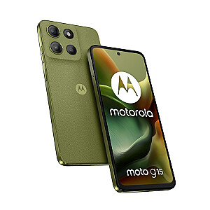 Motorola moto g15 17,1 cm (6,72 colio) su dviem SIM kortelėmis Android 15 4G USB Type-C 8GB 256GB 5200mAh žalia