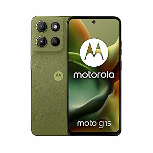 Motorola moto g15 17,1 cm (6,72 colio) su dviem SIM kortelėmis Android 15 4G USB Type-C 8GB 256GB 5200mAh žalia