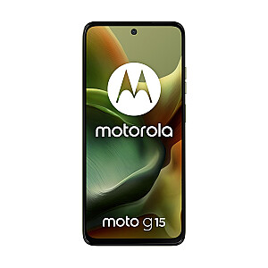 Motorola moto g15 17,1 cm (6,72 colio) su dviem SIM kortelėmis Android 15 4G USB Type-C 8GB 256GB 5200mAh žalia