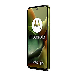 Motorola moto g15 17,1 cm (6,72 colio) su dviem SIM kortelėmis Android 15 4G USB Type-C 8GB 256GB 5200mAh žalia