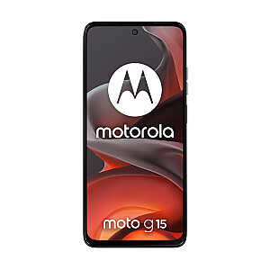 Motorola moto g15 17,1 cm (6,72 colio) su dviem SIM kortelėmis Android 15 4G USB Type-C 8GB 128GB 5200mAh pilka