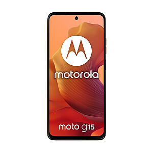 Motorola moto g15 17,1 cm (6,72 colio) su dviem SIM kortelėmis Android 15 4G USB Type-C 8GB 128GB 5200mAh Oranžinė