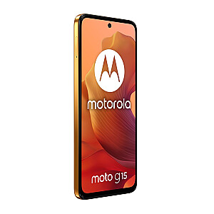 Motorola moto g15 17,1 cm (6,72 colio) su dviem SIM kortelėmis Android 15 4G USB Type-C 8GB 128GB 5200mAh Oranžinė