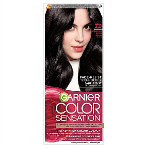 GARNIER Color Sensation Creme farba do włosów 2.0 Hebanowa Czerń