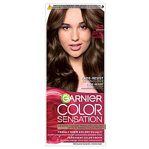 GARNIER Color Sensation Creme farba do włosów 5.0 Świetlisty Jasny Brąz