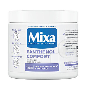 MIXA Panthenol Comfort łagodzący krem do twarzy i ciała dla skóry atopowej 400ml