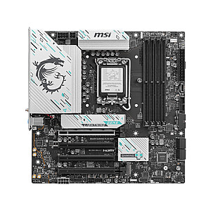 MSI B860M GAMING PLUS WIFI | Procesorių šeima Intel | Procesoriaus lizdas LGA1851 | DDR5 | Palaikomos standžiojo disko sąsajos SATA, M.2 | SATA jungčių skaičius 4