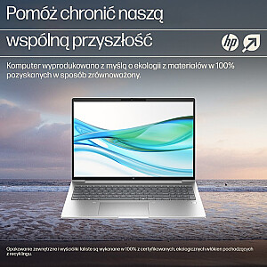 HP Probook 460 G11 Core Ultra 7 155H 16" WUXGA IPS 300 нит AG 16 ГБ DDR5 SSD512 Intel Arc 56 Вт·ч W11Pro Pike Silver 3 года на месте