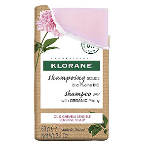 KLORANE Shampoo Bar szampon do włosów w kostce Piwonia 80g