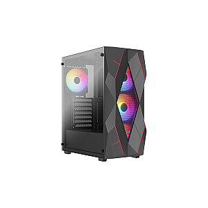 Obudowa Volcan Czarna Mid Tower RGB