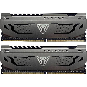 Память Patriot Viper Steel, DDR4, 32 ГБ, 3200 МГц, CL16 (PVS432G320C6K)