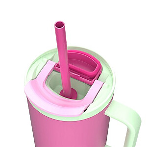 Thermal mug with telescopic straw Kambukka Rio Tumbler 950ml Bubblegum Mint