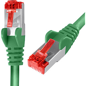 Spacetronik RJ45 CAT 6 S/FTP kabelis AWG27 LSZH žalias 3 m