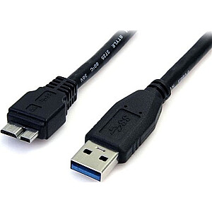 Cable StarTech USB 3.0 A to MicroB 0,5m M/M black