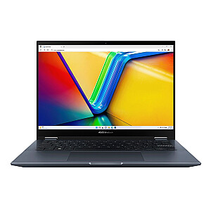 ASUS Vivobook S 14 Flip TN3402YA-LZ054W Ryzen 7 7730U 14,0" WUXGA сенсорный LED подсветка IPS-уровня 60 Гц 300 нит глянцевый 16 ГБ DDR4 SSD512 AMD Radeon Graphics WLAN+BT Cam 50 Вт·ч Win11 тихий синий