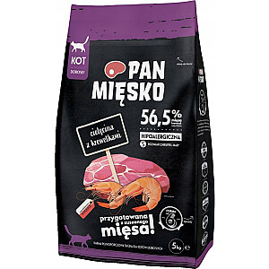 Sausas kačių maistas Veršiena su krevetėmis (suaugusiems) traški S 1,6 kg