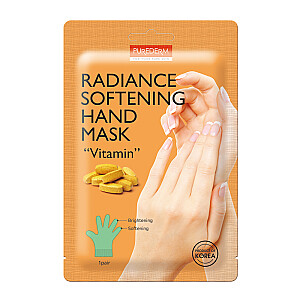 PUREDERM Radiance Softening Hand Mask rozjaśniająco-zmiękczająca maseczka do dłoni w postaci rękawiczek Vitamin