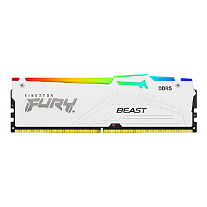 Kingston KF568C34BWEA-16 16GB 6800MT/s DDR5 CL34 DIMM FURY Beast White RGB EXPO | Kingstonas