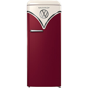 Gorenje Retro Refrigerator | OBRB615DR | Energy efficiency class D | Free standing | Larder | Height 152.5 cm | Fridge net capacity 225 L | Freezer net capacity 22 L | 38 dB | Red