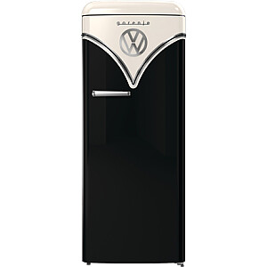 Gorenje Retro Refrigerator | OBRB615DBK | Energy efficiency class D | Free standing | Larder | Height 152.5 cm | Fridge net capacity 225 L | Freezer net capacity 22 L | 38 dB | Black