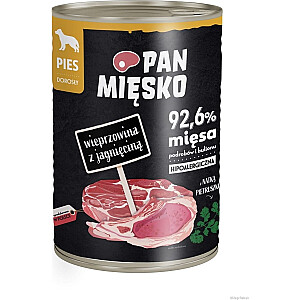 Pan Mięsko Влажный корм для собак Свинина с бараниной (взрослый) 400г
