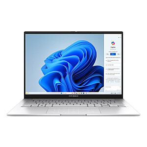 ASUS ZenBook 14 OLED UX3405MA-PP288W — Ультра 9-185H | 14 дюймов | 2,8 КБ | 32 ГБ | 1 ТБ | W11Home | Серебристый | AI