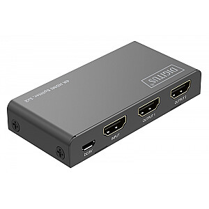 Разветвитель HDMI 1x2, 4K/60 Гц UHD с HDR, 18 Гбит/с, HDCP 2.2, EDID