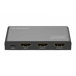 Разветвитель HDMI 1x2, 4K/60 Гц UHD с HDR, 18 Гбит/с, HDCP 2.2, EDID