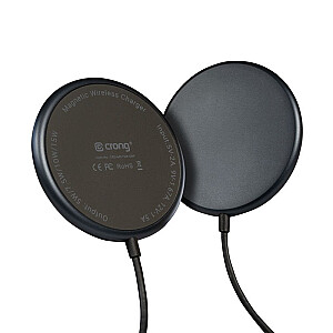 MagSpot Wireless Charger Aluminiowa ładowarka indukcyjna MagSafe 15W Grafitowa