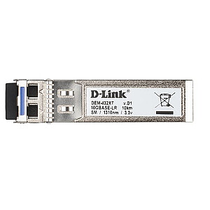 Модуль трансивера SFP+ 10GBASE-LR DEM-432XT