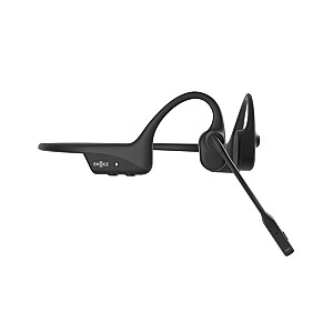 SHOKZ OpenComm2 UC 2025 Upgrade Wireless Bluetooth Bone Conduction Videoconferencing Headset with USB-C Charging Port and USB-A adapter | 16 Hr Talk Time, 29m Wireless Range, 1 Hr Charge Time | Includes Noise Cancelling Boom Mic and Dongle, Black