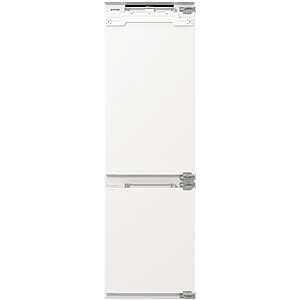 Gorenje Refrigerator | NRKI517E82WF | Energy efficiency class E | Built-in | Combi | Height 177.2 cm | No Frost system | Fridge net capacity 176 L | Freezer net capacity 76 L | Display | 35 dB | White