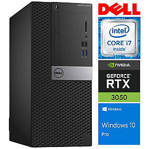 DELL 5050 MT i7-7700 8GB 128SSD M.2 NVME RTX3050 6GB WIN10Pro