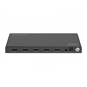 Rozdzielacz/Splitter HDMI 1x4, 8K/60Hz (4:4:4) z HDR, 48 Gbps, HDCP 2.3. Toslink / Stereo, EDID 