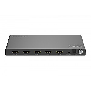 Przełącznik / Switch HDMI 4x1, 8K/60Hz (4:4:4) z HDR, 48 Gbps, HDCP 2.3, Toslink / Stereo, EDID