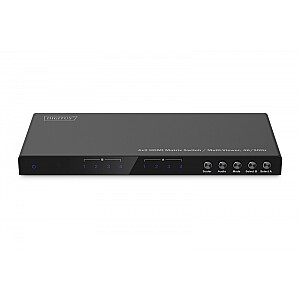 Przełącznik/Matrix HDMI 4/2-porty 4K/30Hz UHD HDCP 1.4 audio z pilotem