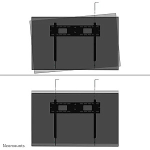 Uchwyt ścienny LEVEL-750 (XL, 125 kg, kickstand, lockable)