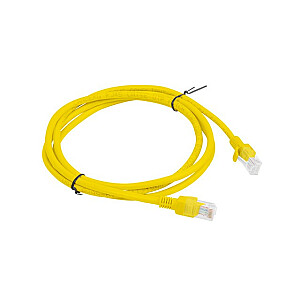 LPATCHCORD KAT.5E UTP 1.5M ЖЕЛТЫЙ FLUKE PASSED LANBERG 10-PACK