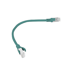 Patchcord KAT.6 UTP 0,25M GREEN FLUKE PASSED LANBERG 10-PACK