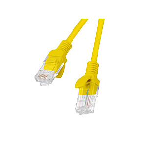 PATCHCORD KAT.6 UTP 0,5M ЖЕЛТЫЙ FLUKE PASSED LANBERG 10-PACK