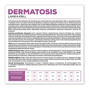 VET EXPERT Veterinary Diet Dermatosis Dog Lamb & Krill - dry dog food - 2 kg