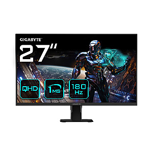 GIGABYTE GS27QA 27" QHD Gaming Monitor - 2560 x 1440, 180Hz, 1ms, 300 cd/m2, FreeSync, HDR Ready, HDMI 2.0, Displayport 1.4