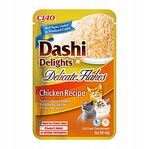 INABA CAT Dashi Delights Delicate Flakes Chicken - лакомство для кошек - 40 г