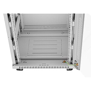 Szafa stojąca rack 19 cali 15U 600X600 szara LCD flack pack 