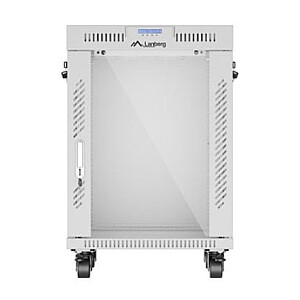 Szafa stojąca rack 19 cali 15U 600X600 szara LCD flack pack 