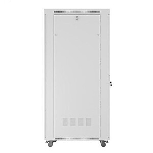 Напольный шкаф-стойка 19&#39;&#39; 42U 800x1000 серая стеклянная дверь, плоская упаковка 